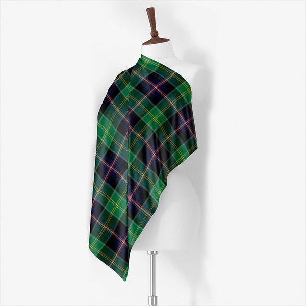 Bullman Modern Tartan Classic Silk Habotai Square Scarf