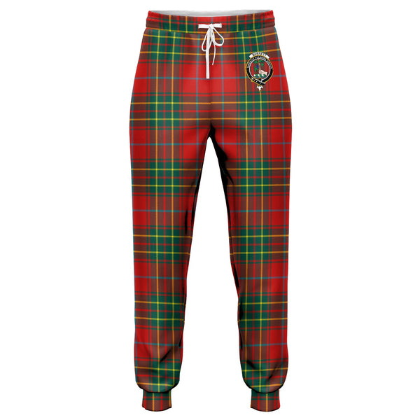 Burnett Modern Clan Badge Tartan Jogger Pants