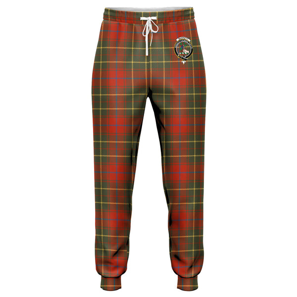 Burnett of Powis Ancient Clan Badge Tartan Jogger Pants