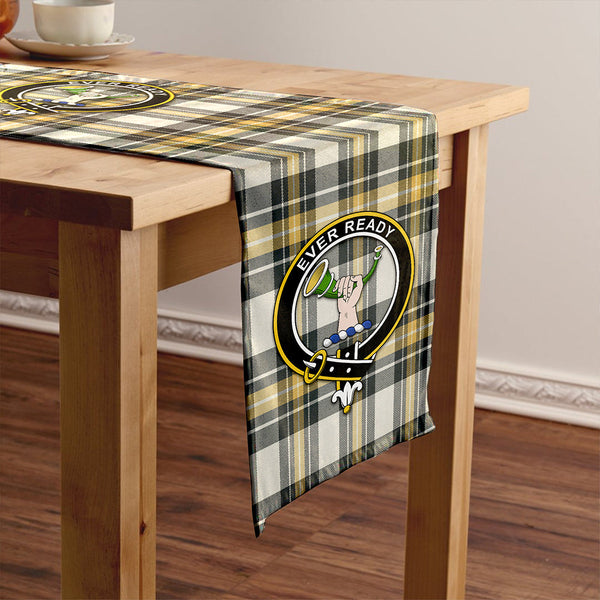 Burns Weathered Clan Badge Tartan Table Runner