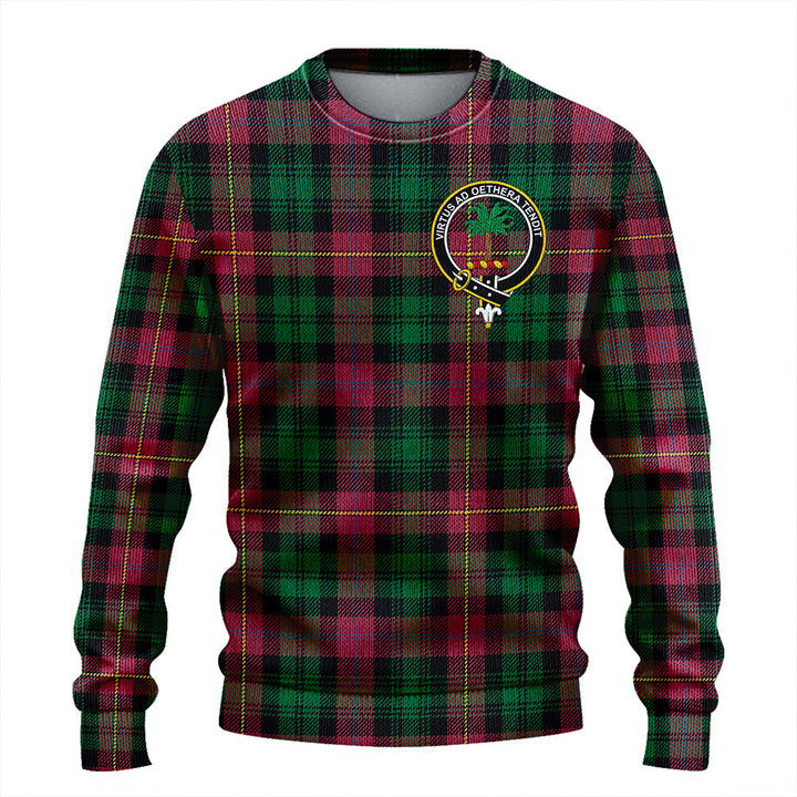 Cairns of Finavon Ancient Clan Badge Tartan Knitted Sweater