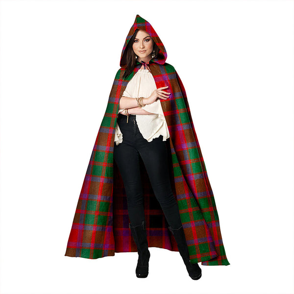 Caledonian (MacKintosh #3) Ancient Clan Badge Tartan Hooded Cloak