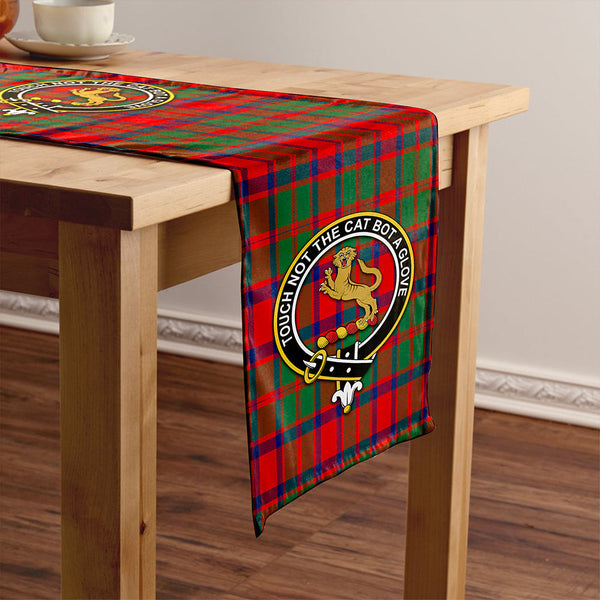 Caledonian (MacKintosh #3) Modern Clan Badge Tartan Table Runner