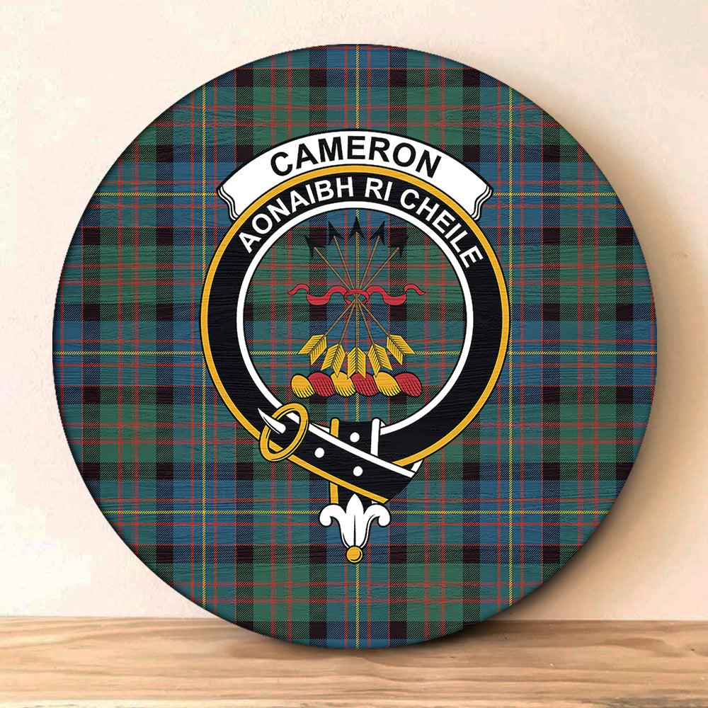 Cameron of Erracht Modern Tartan Crest 2D T-shirt - Never Underestimate Style main image 0