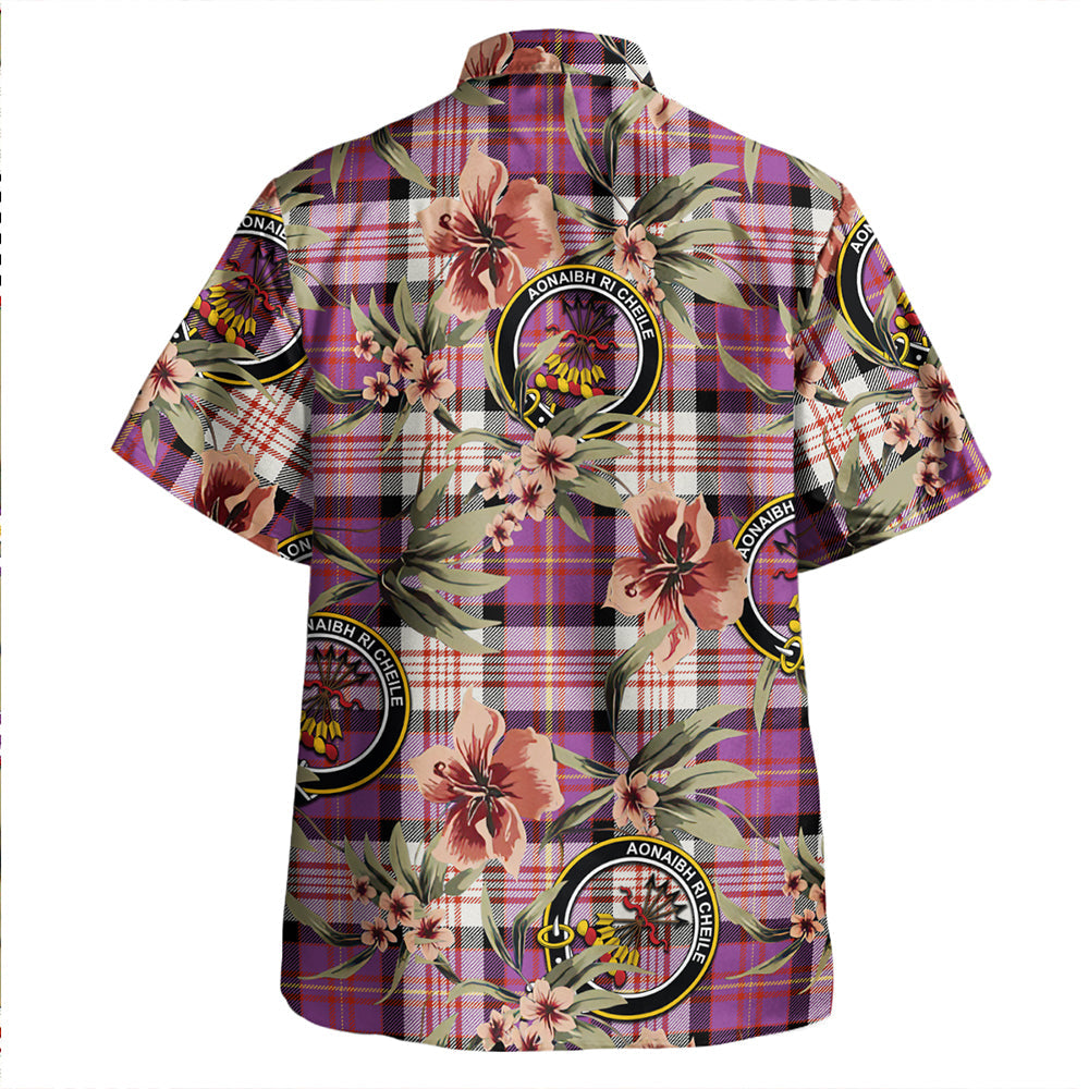 Scottish Tartan Firth of Tay (Gillies Dress) Weathered Clan Hawaiian Shirt Tropical Old Style
