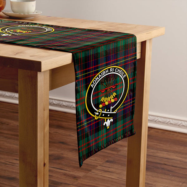 Cameron of Erracht Modern 2 Clan Badge Tartan Table Runner