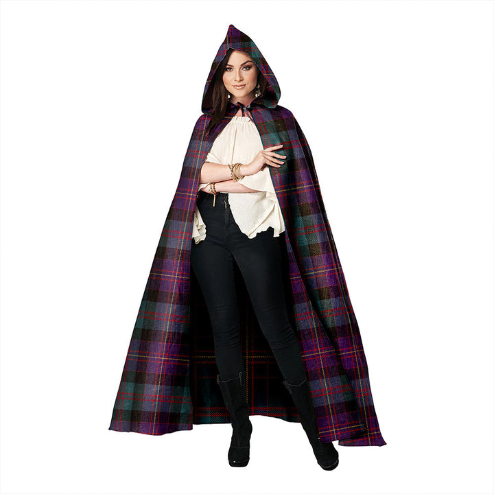 Cameron of Erracht #3 Weathered 2 Clan Badge Tartan Hooded Cloak