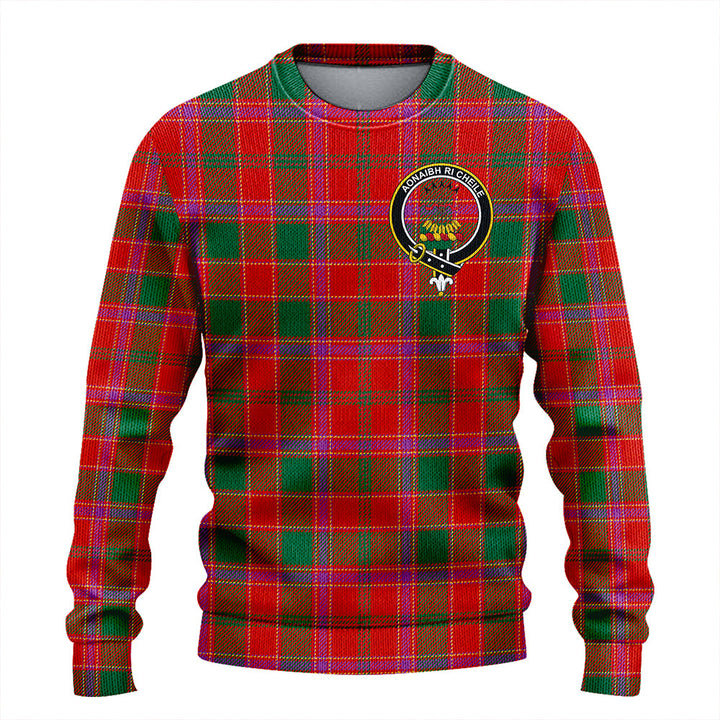 Cameron of Lochiel #2 Ancient 2 Clan Badge Tartan Knitted Sweater