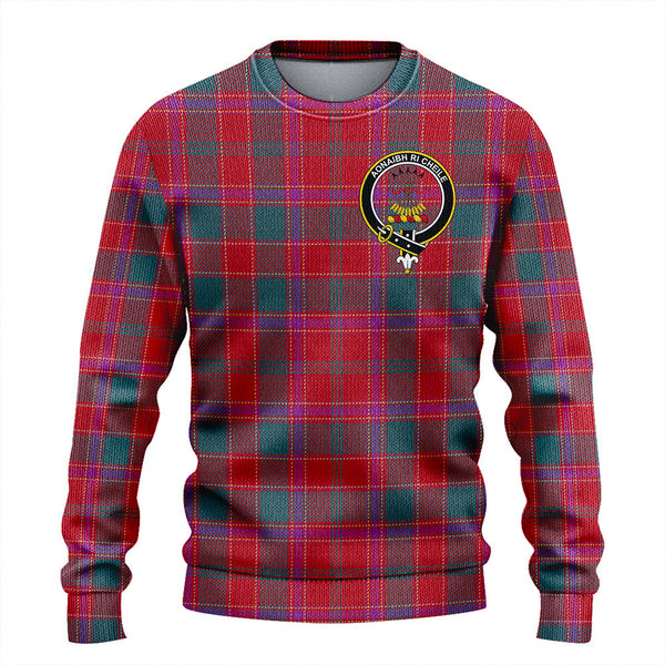 Cameron of Lochiel #2 Weathered 2 Clan Badge Tartan Knitted Sweater