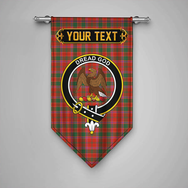 Cameron of Lochiel #2 (Munro #2) Ancient Clan Badge Tartan Gonfalon Personalize