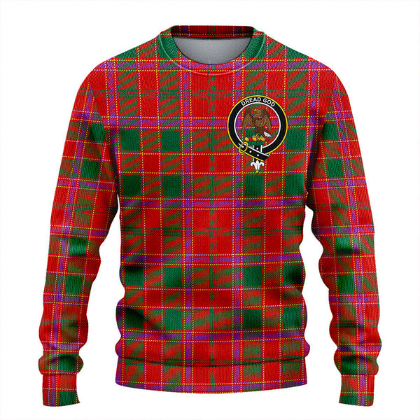 Cameron of Lochiel #2 (Munro #2) Ancient Clan Badge Tartan Knitted Sweater