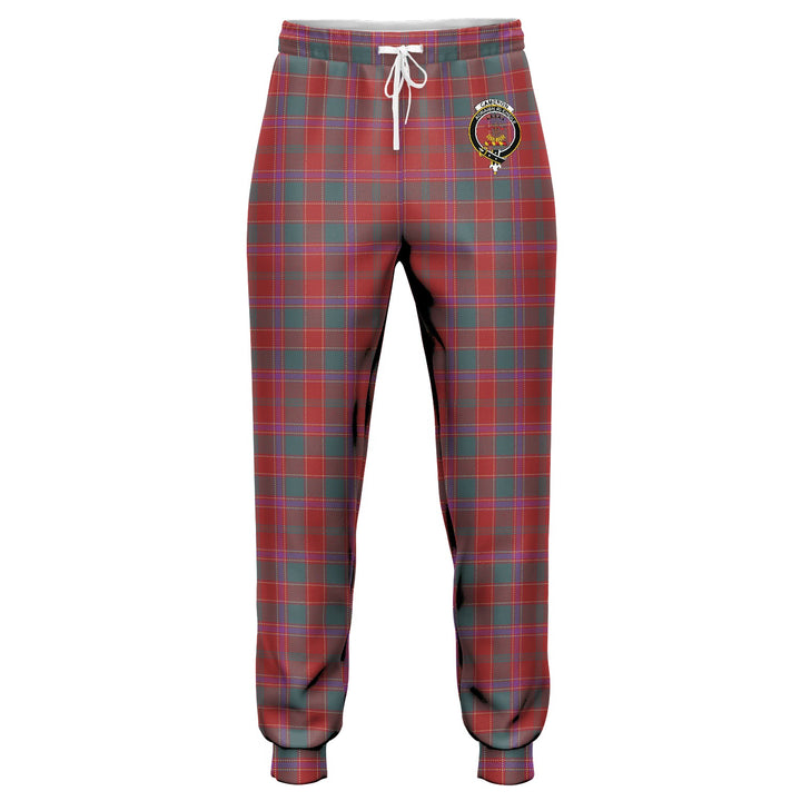 Cameron of Lochiel #2 (Munro #2) Weathered Clan Badge Tartan Jogger Pants