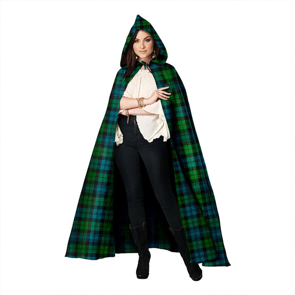 Campbell Ancient 2 Clan Badge Tartan Hooded Cloak
