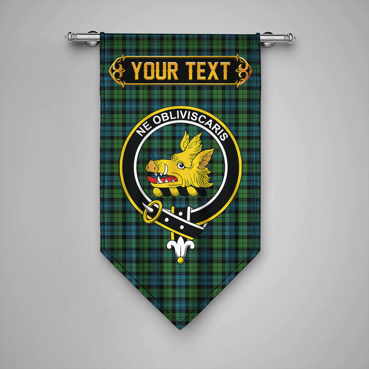 Campbell Ancient 2 Clan Badge Tartan Gonfalon Personalize