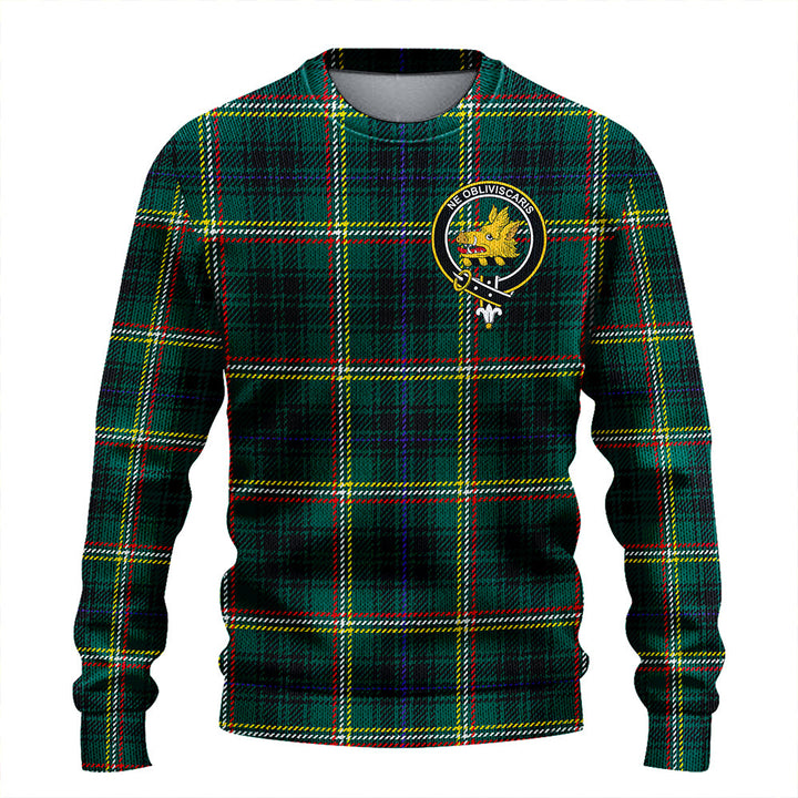 Campbell Marquis of Lorne Modern 2 Clan Badge Tartan Knitted Sweater