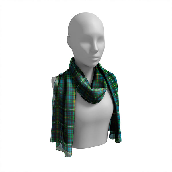 Campbell of Argyll Ancient Tartan Classic Silk Habotai Long Scarf