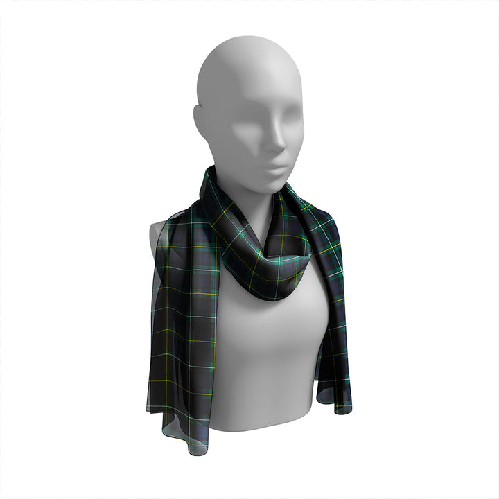 Campbell of Argyll Modern Tartan Classic Silk Habotai Long Scarf