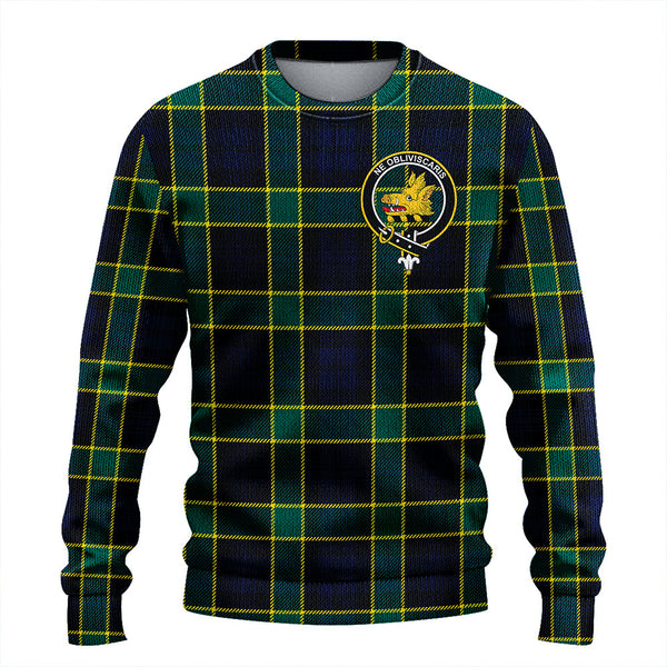 Campbell of Breadalbane Modern 2 Clan Badge Tartan Knitted Sweater