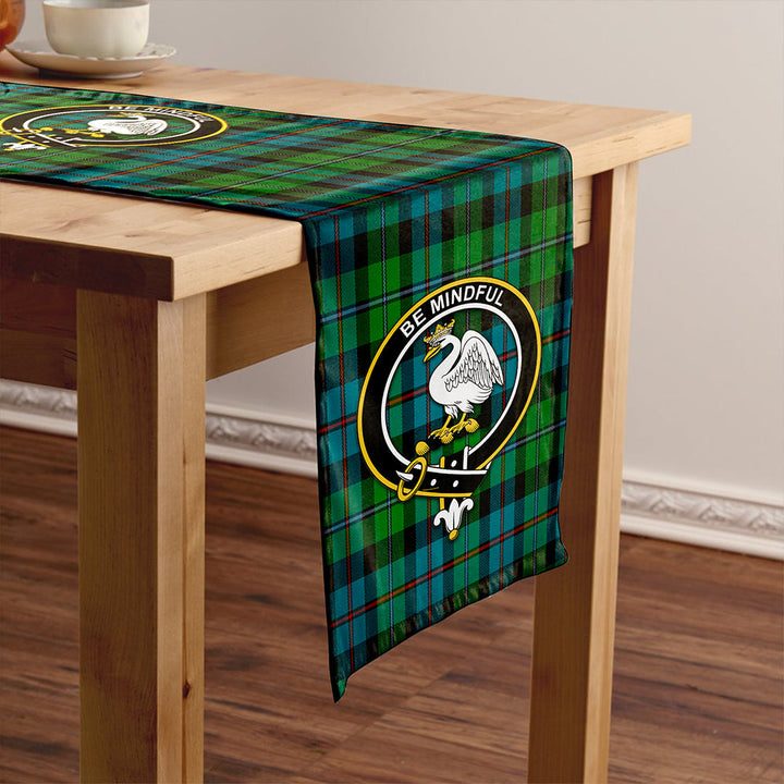 Campbell of Cawdor Ancient 2 Clan Badge Tartan Table Runner