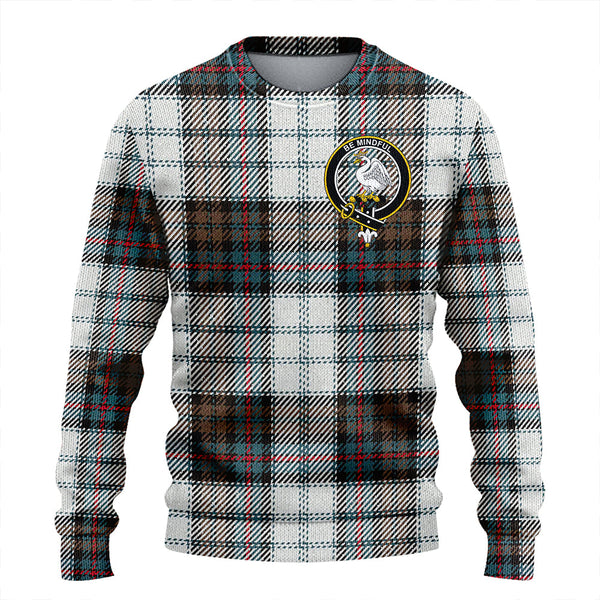 Campbell of Cawdor Dress Weathered 2 Clan Badge Tartan Knitted Sweater