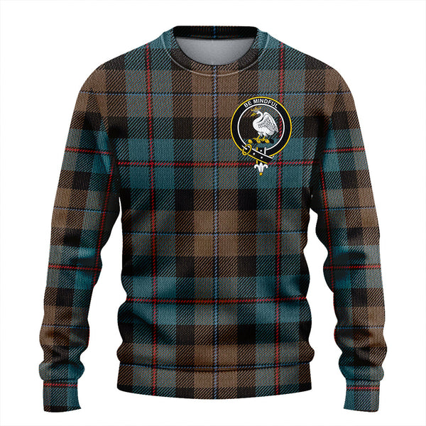 Campbell of Cawdor Weathered 2 Clan Badge Tartan Knitted Sweater