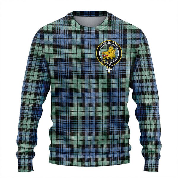 Campbell of Inveraray Ancient 2 Clan Badge Tartan Knitted Sweater