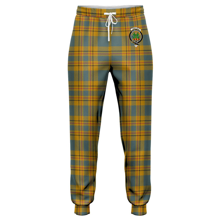 Carlisle (Carlill) Weathered Clan Badge Tartan Jogger Pants