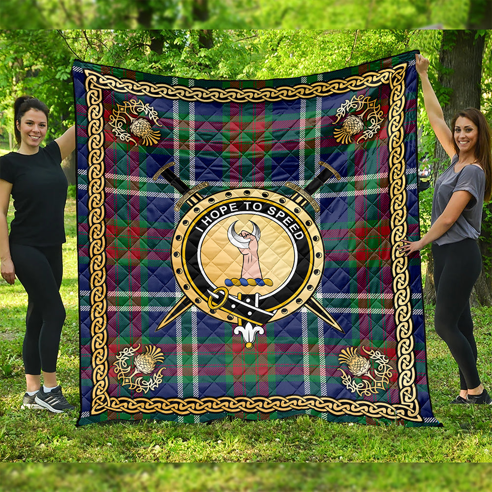 Cathcart Tartan Crest T-shirt - Alba Celtic Style