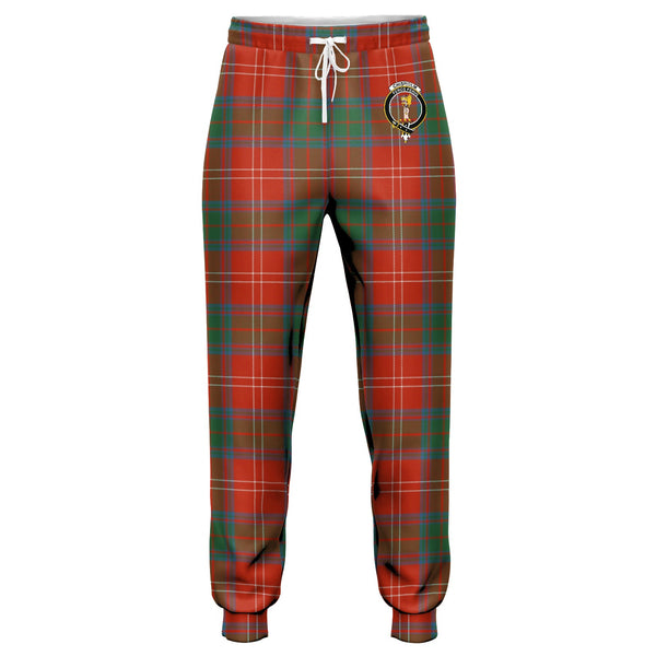 Chisholm Ancient Clan Badge Tartan Jogger Pants