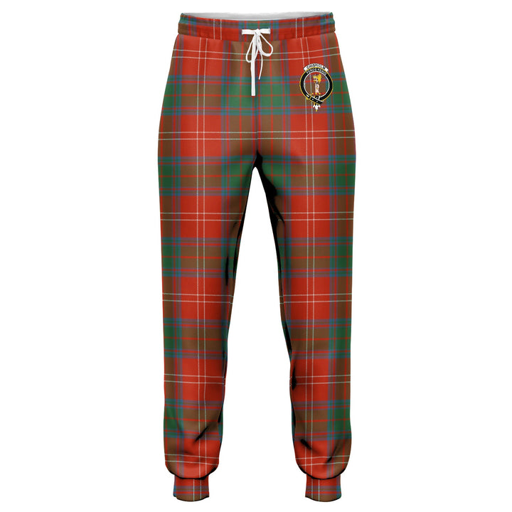 Chisholm Ancient Clan Badge Tartan Jogger Pants