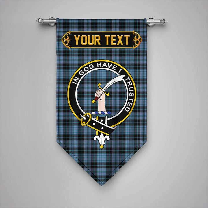 Clark (Clergy) Ancient Clan Badge Tartan Gonfalon Personalize