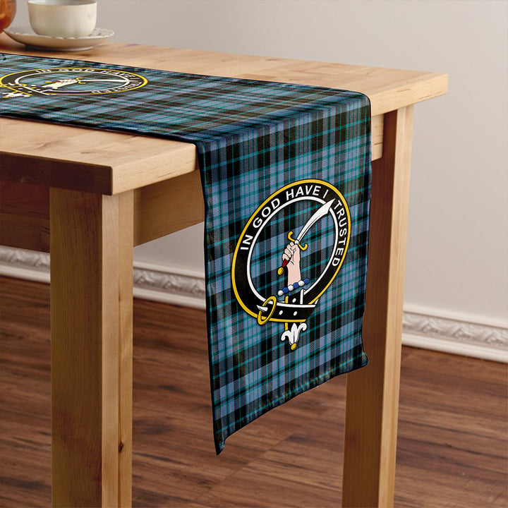 Clark (Clergy) Ancient Clan Badge Tartan Table Runner