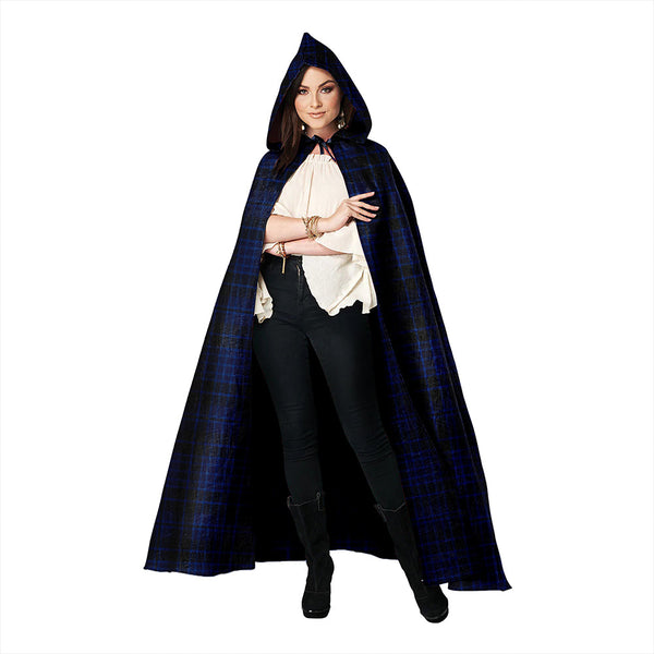 Clark (Clergy) Modern Clan Badge Tartan Hooded Cloak