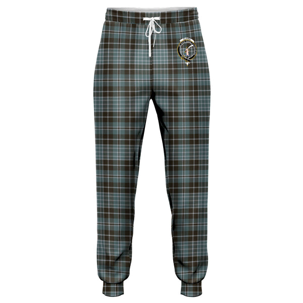 Clark (Clergy) Weathered Clan Badge Tartan Jogger Pants