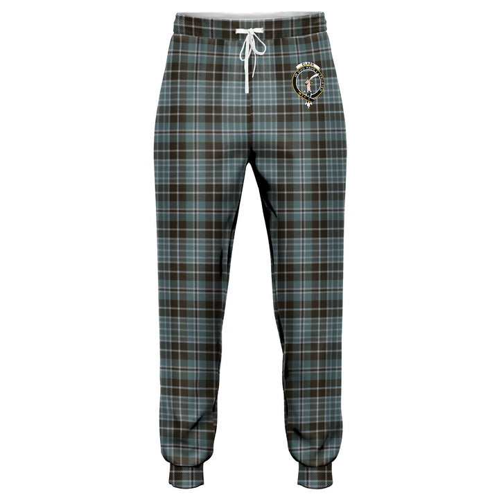 Clark (Clergy) Weathered Clan Badge Tartan Jogger Pants