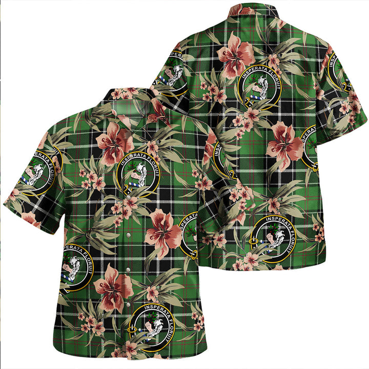 Cleghorn Ancient Clan Badge Tartan Aloha Hawaiian Shirt Tropical Old Style