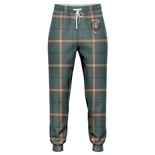 Cleland Weathered Clan Badge Tartan Jogger Pants