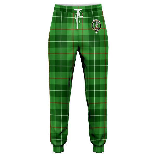 Clephan (or Clephane) Clan Badge Tartan Jogger Pants