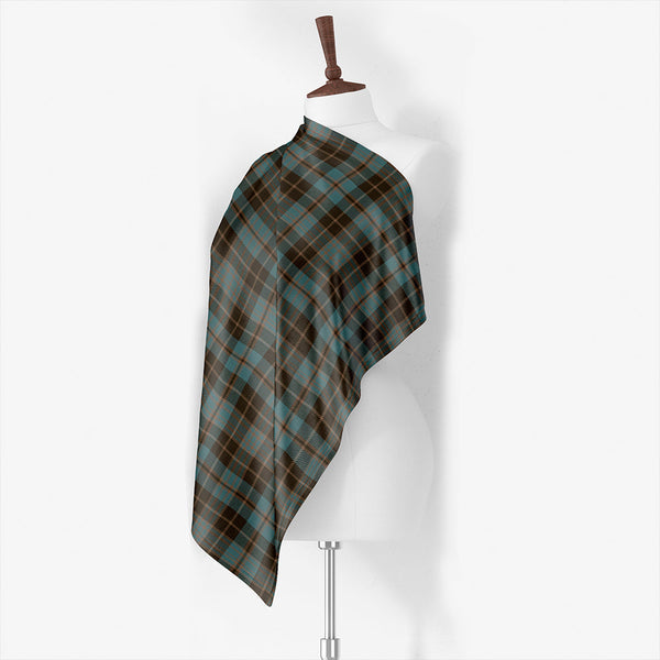 Clergy (Clark) Modern Tartan Classic Silk Habotai Square Scarf