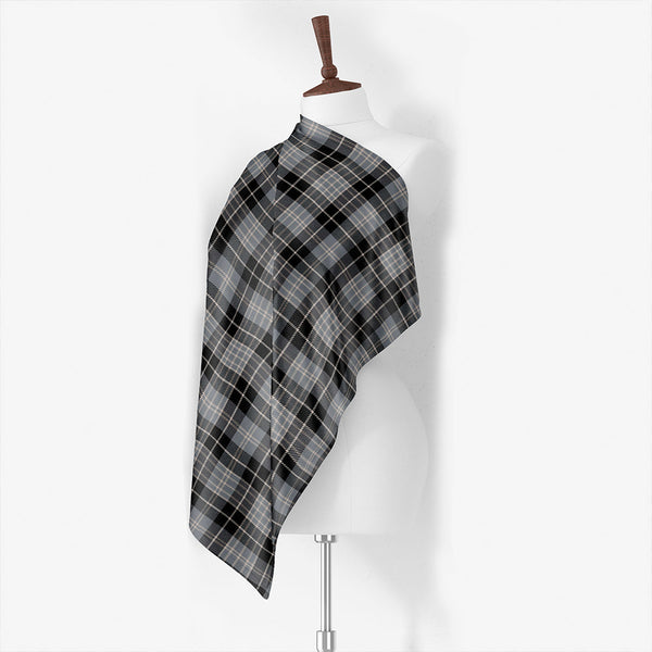 Clergy (Clark) Weathered Tartan Classic Silk Habotai Square Scarf