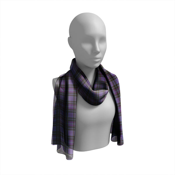 Clergy (Smith) Weathered Tartan Classic Silk Habotai Long Scarf