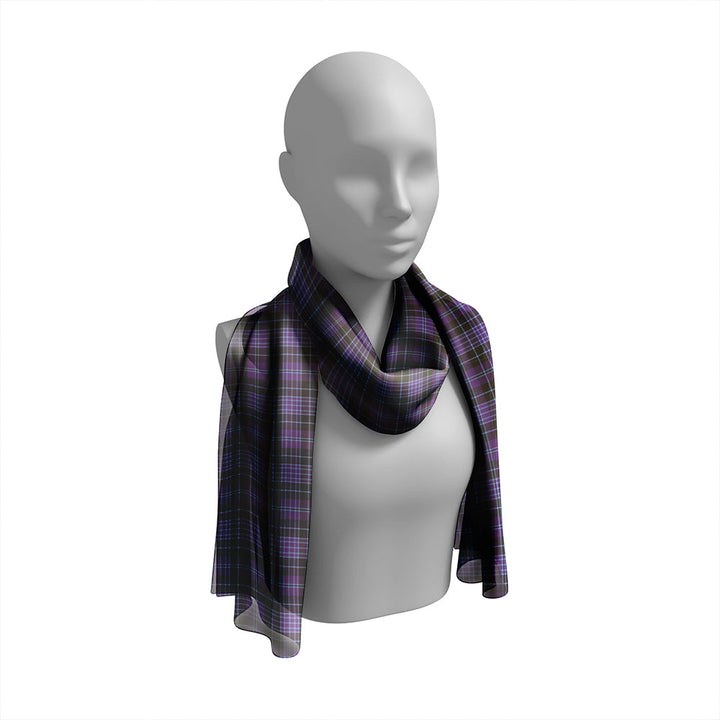 Clergy (Smith) Weathered Tartan Classic Silk Habotai Long Scarf
