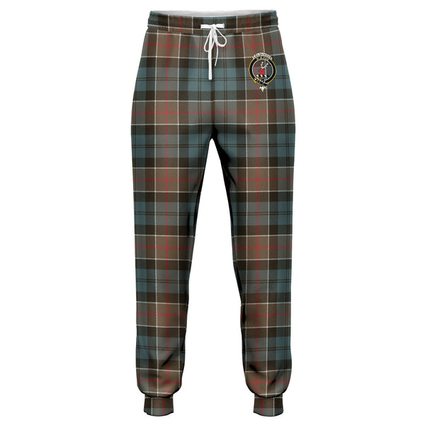 Colquhoun (Cowans) Weathered Clan Badge Tartan Jogger Pants