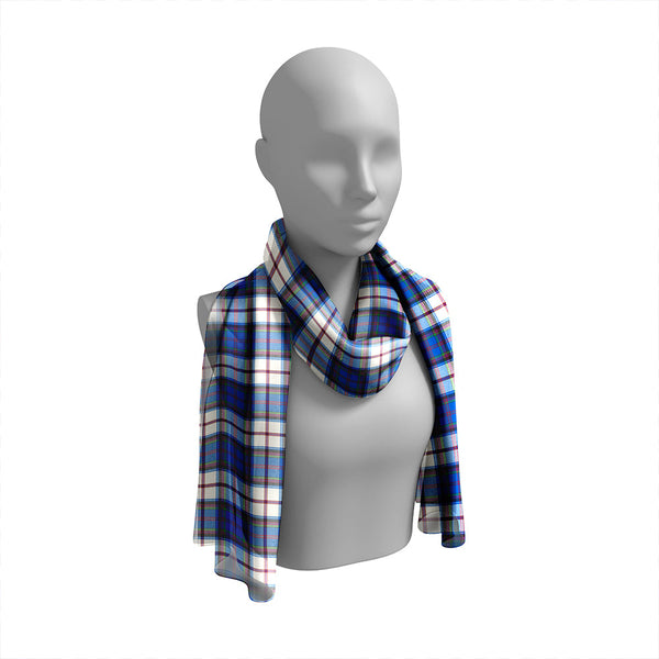 Cooper Dress Modern Tartan Classic Silk Habotai Long Scarf