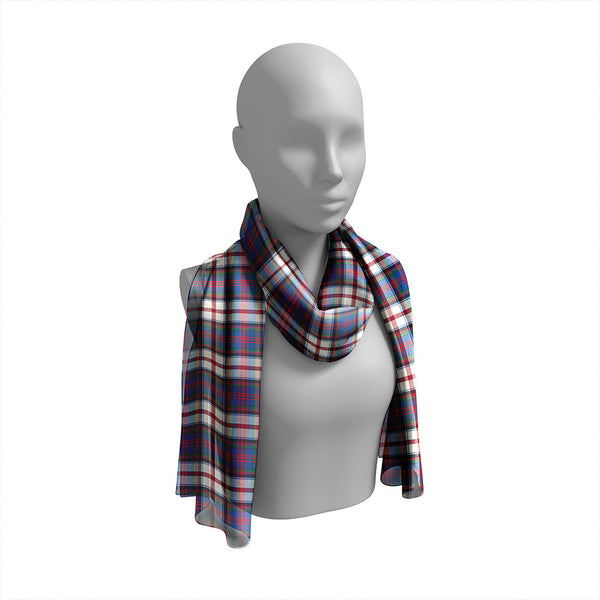 Cooper Dress #2 Modern Tartan Classic Silk Habotai Long Scarf