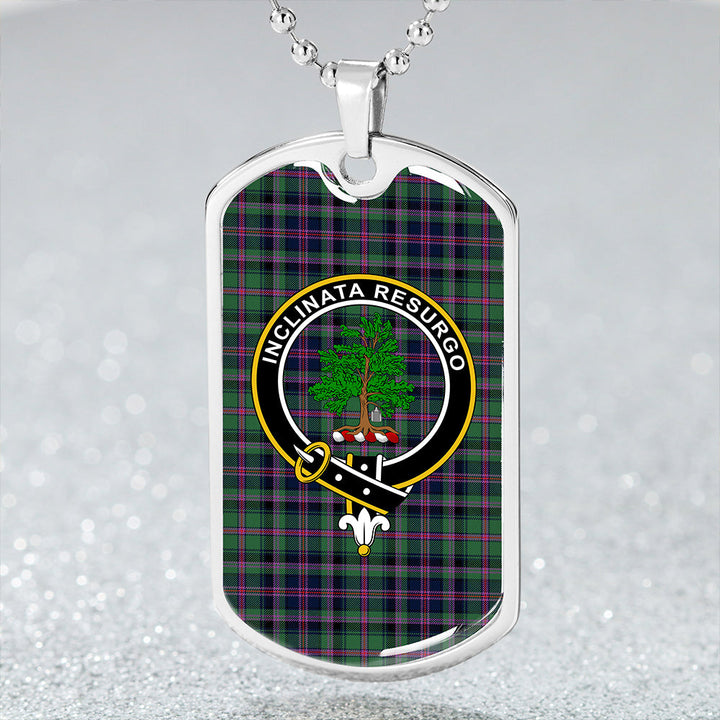 Cooper Modern Clan Badge Classic Tartan Dog Tag Necklace