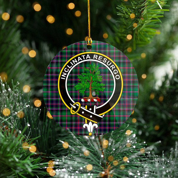 Cooper Modern Clan Badge Tartan Plastic Christmas Ornaments