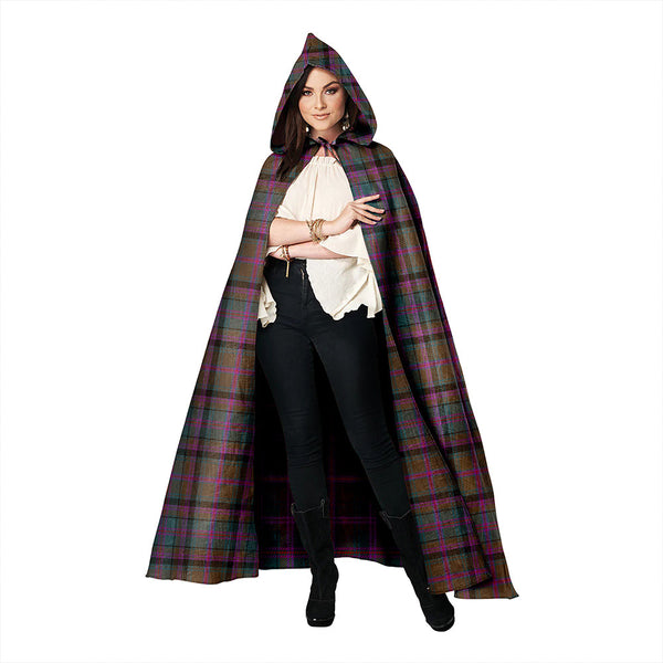 Cooper Weathered Clan Badge Tartan Hooded Cloak