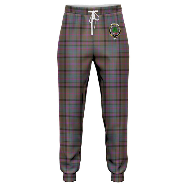 Cooper Weathered Clan Badge Tartan Jogger Pants