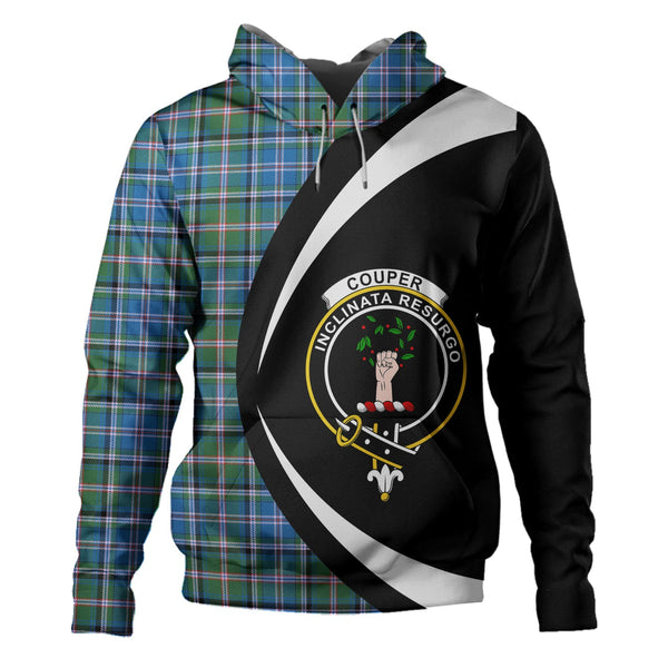 Couper (Cooper) Ancient Clan Badge Tartan Hoodie Circle Style